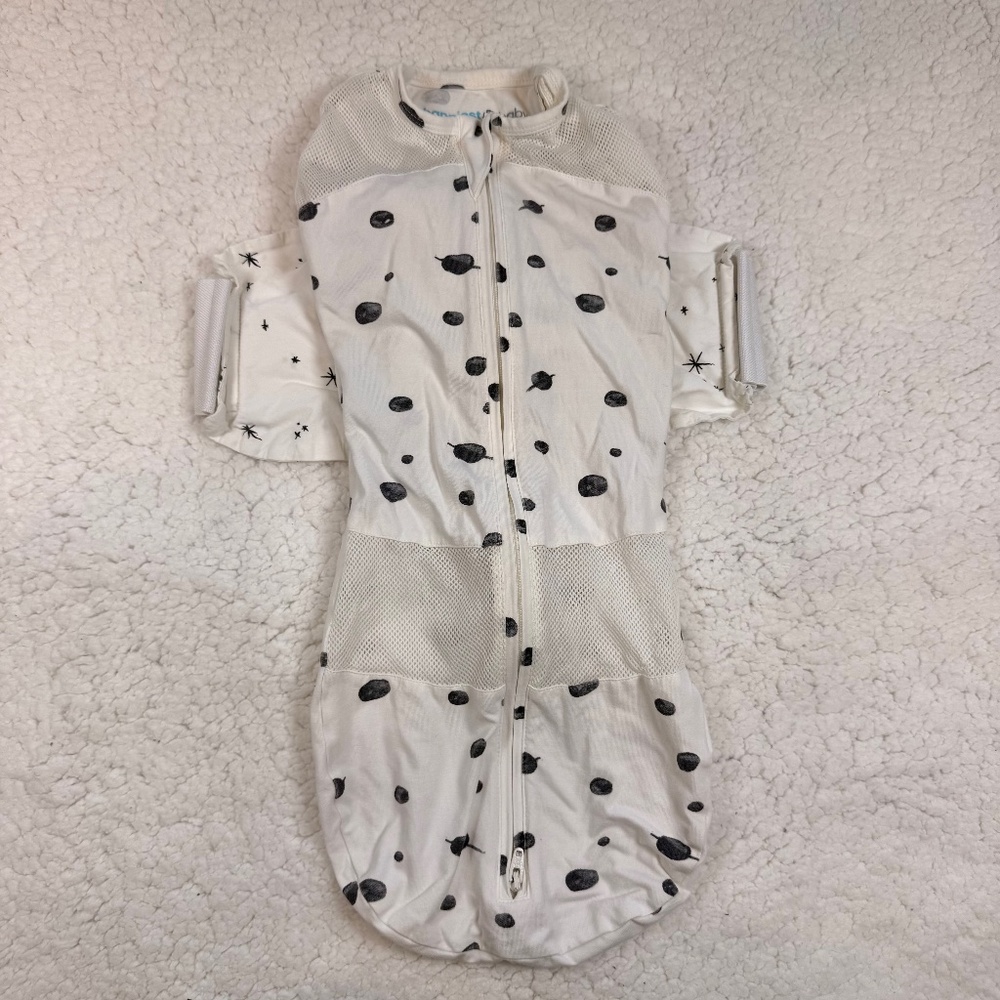 SNOO Swaddle by Happiest Baby - Ivory Planets - Size Small